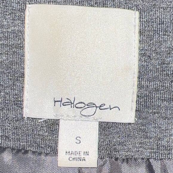 Halogen Blazer Jacket Women's Small Gray Single Button - Picture 2 of 6